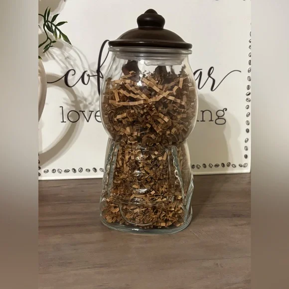 Target Glass Gumball Machine Jar with Dark Brown Lid - Picture 2 of 4